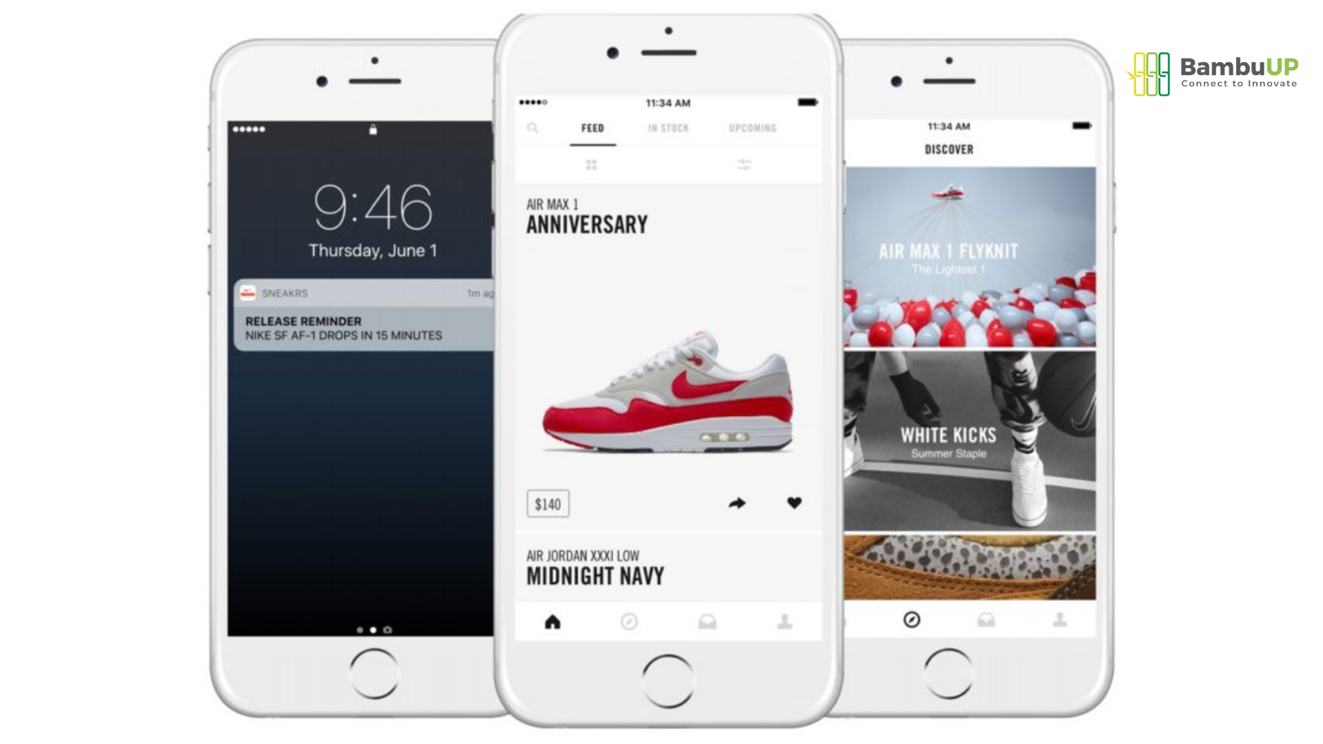 Ứng dụng Nike SNKRS với chức năng độc quyền truy cập vào sản phẩm mới, tạo kênh phân phối trực tiếp cho Nike 