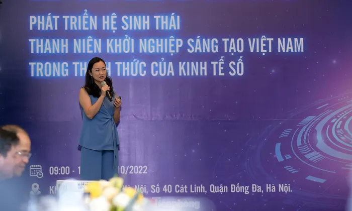 Bà Phạm Thị Thu Hằng - Chủ tịch HĐQT của Nền tảng ĐMST BambuUP