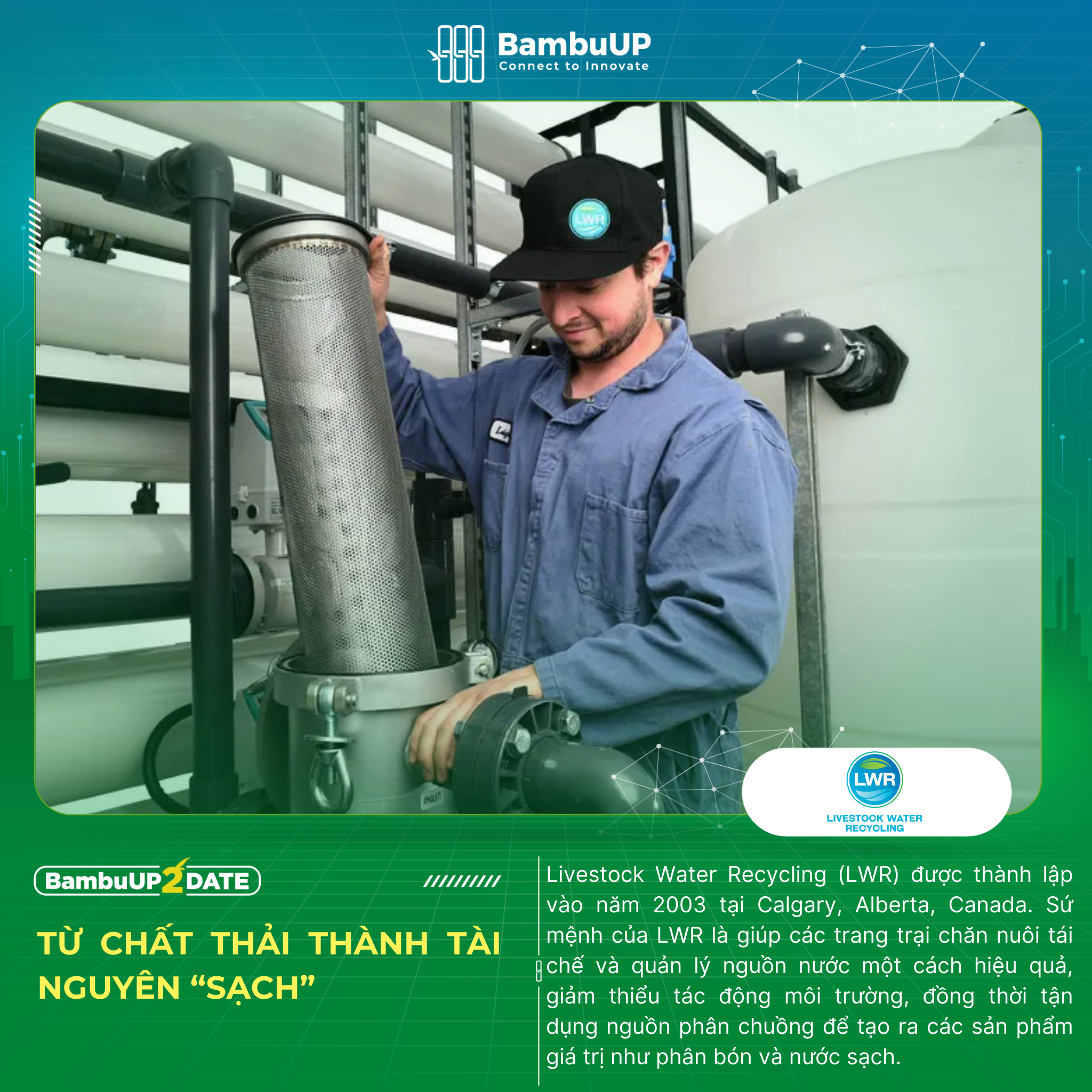 Livestock Water Recycling - Tái Chế Phân Chuồng Thành Phân Bón Và Nước Sạch Short content