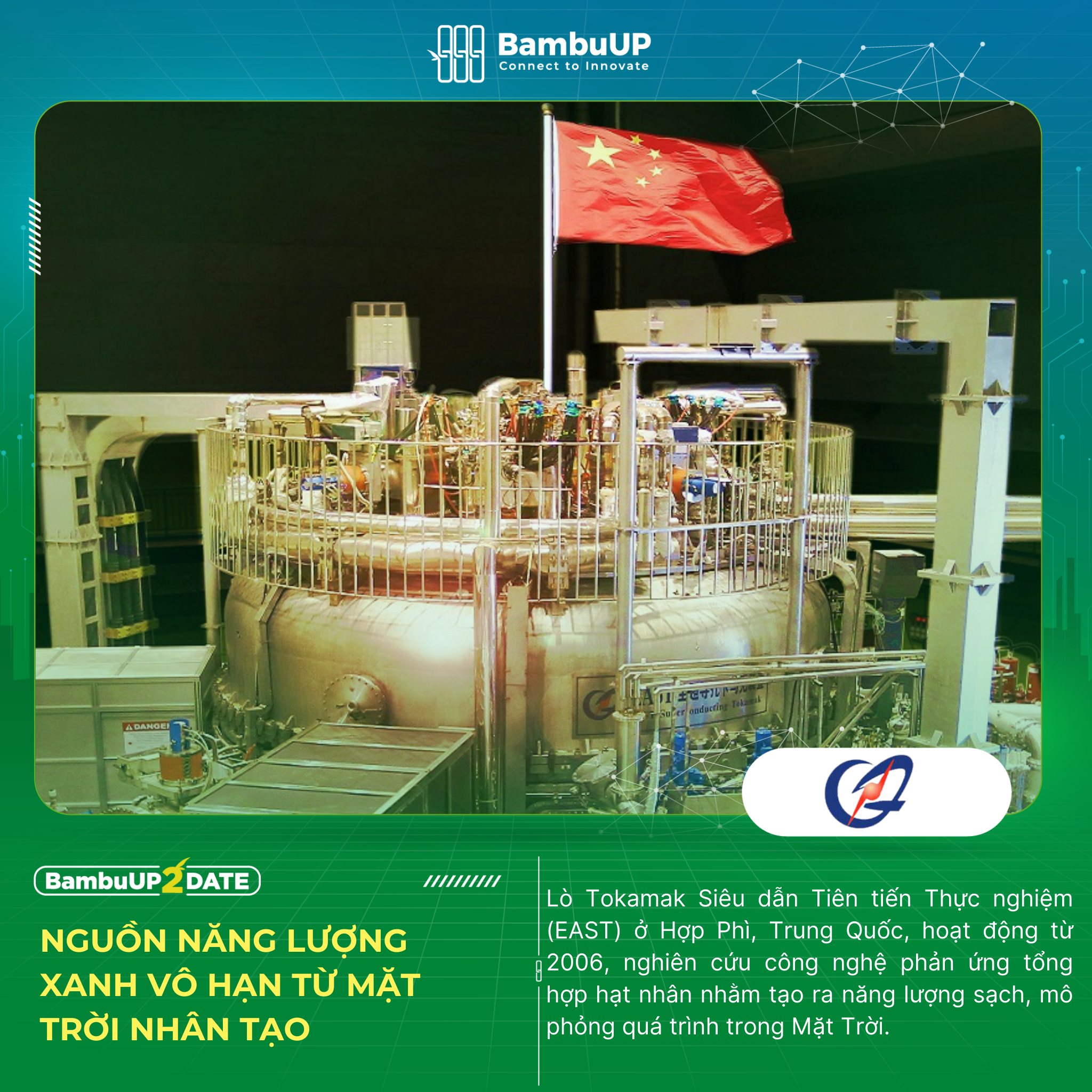 EAST - Tiên phong tạo nên nguồn năng lượng sạch vô hạn