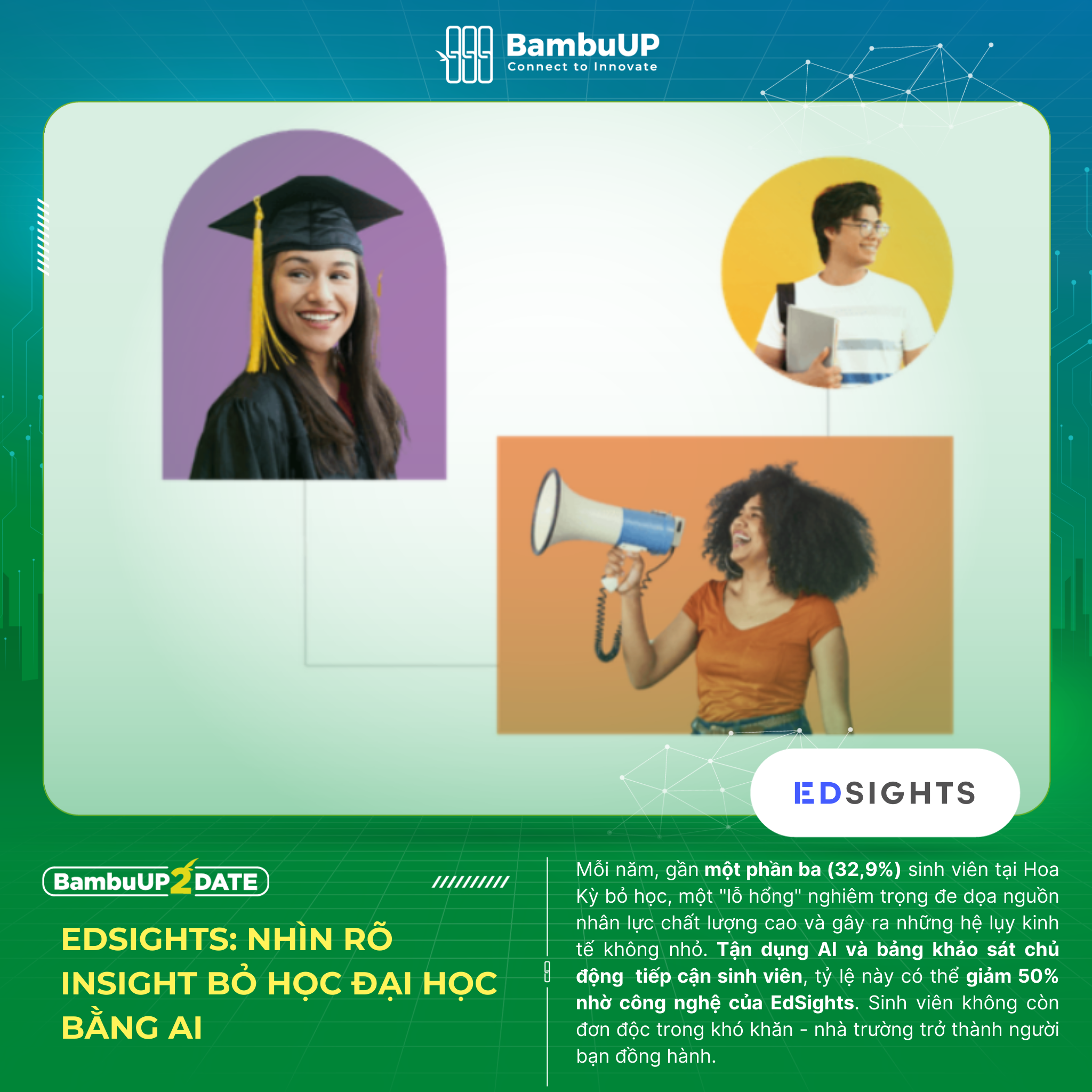 EDSIGHTS: Nhìn rõ Insight bỏ học đại học bằng AI