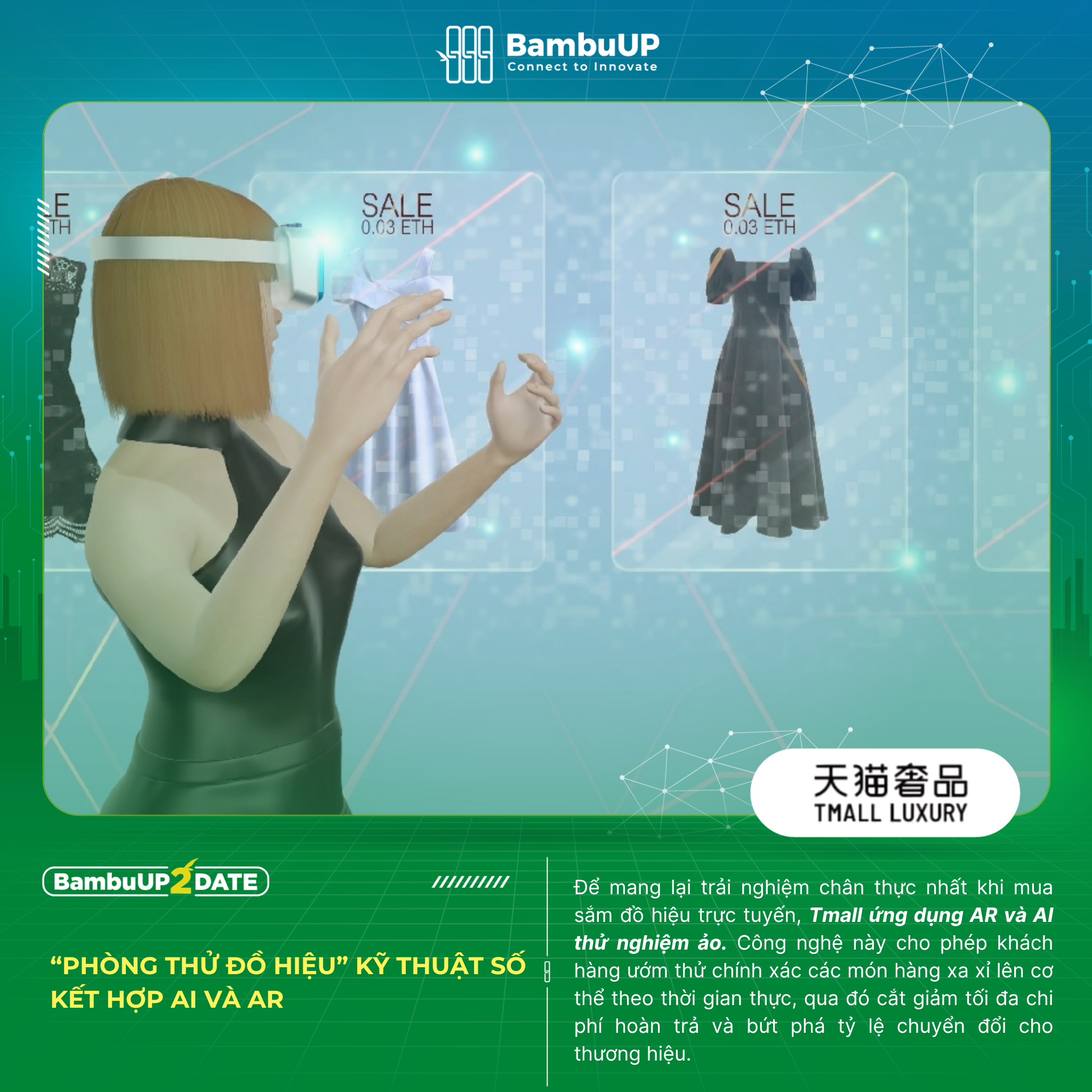  “Phòng thử đồ hiệu” kỹ thuật số kết hợp AI và AR