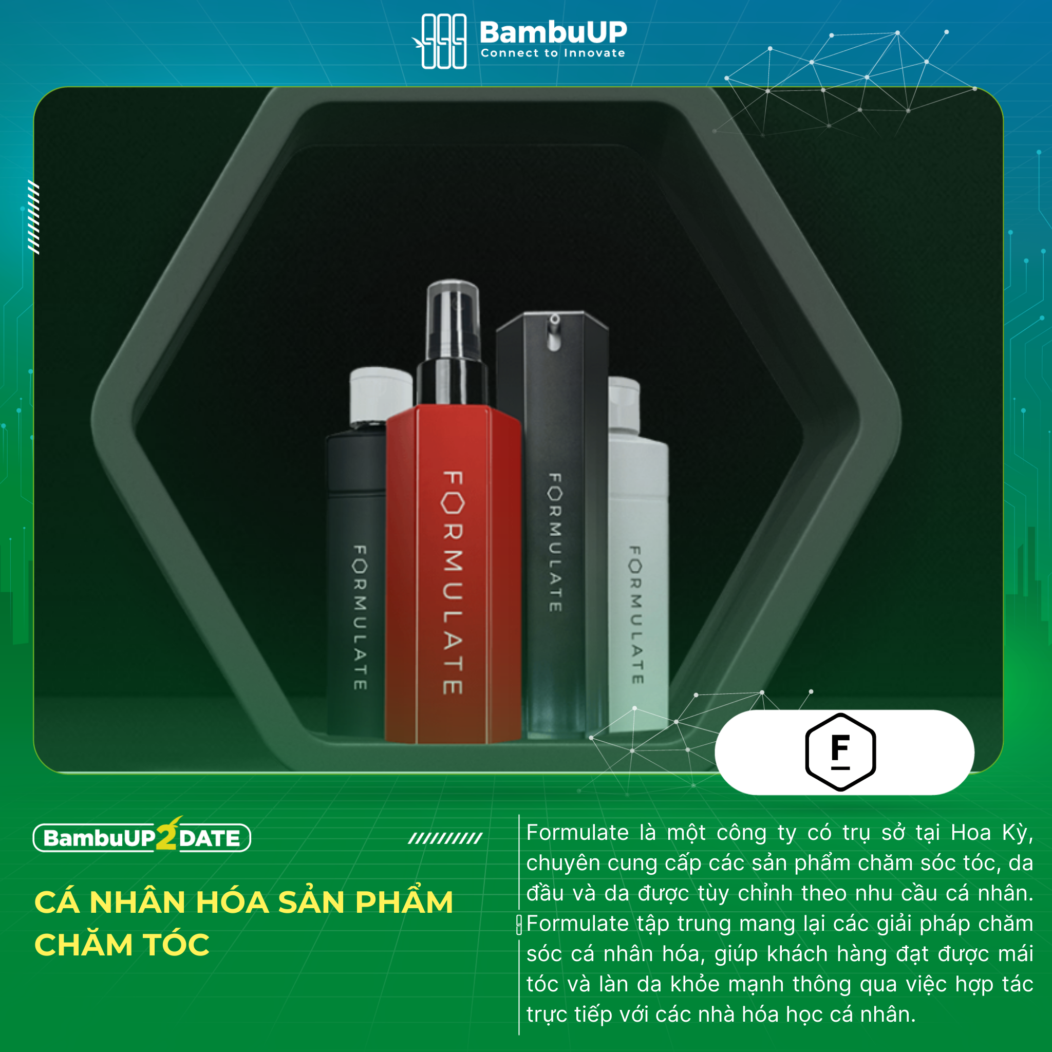 Formulate - Giải pháp chăm sóc tóc cá nhân hóa