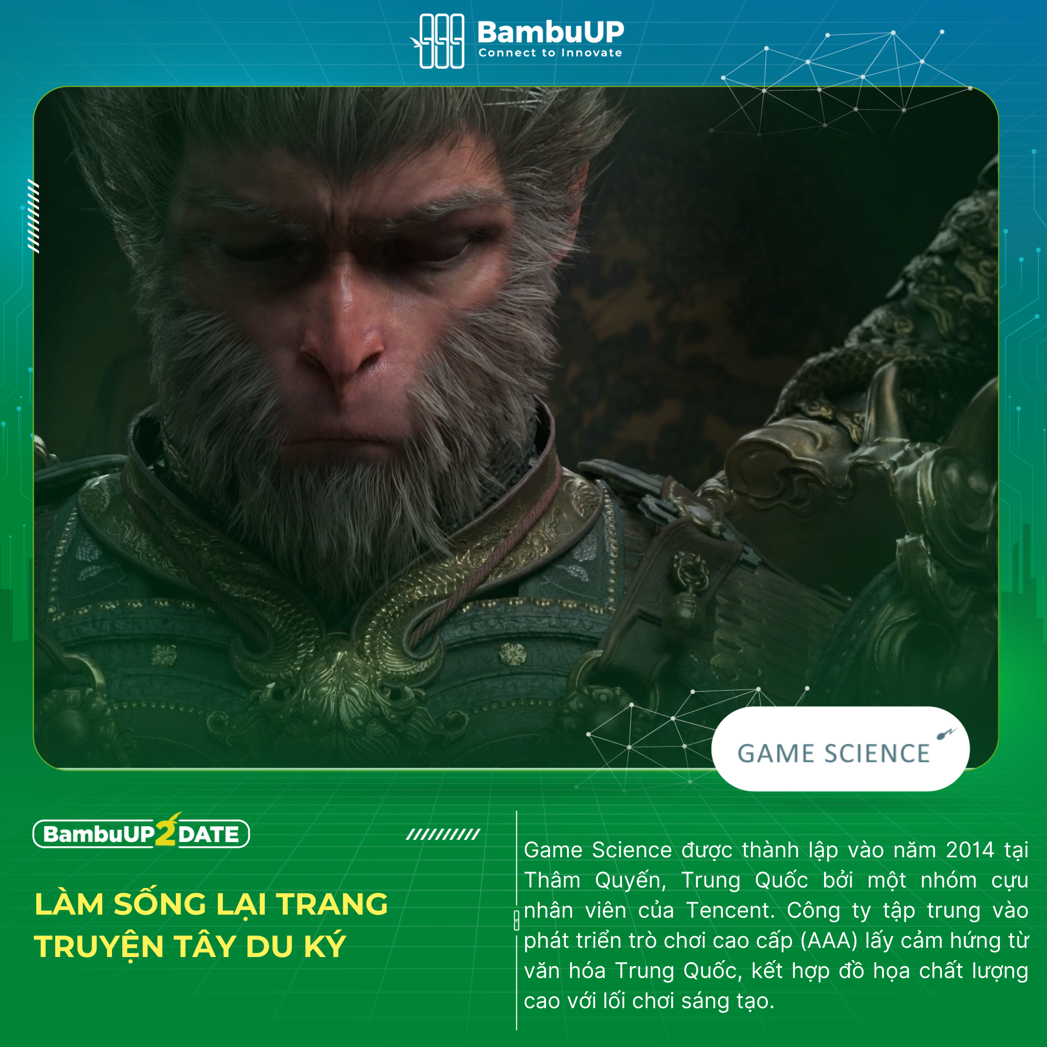 Game Science - Kết hợp công nghệ để tái hiện câu truyện Tây Du Ký trong game
