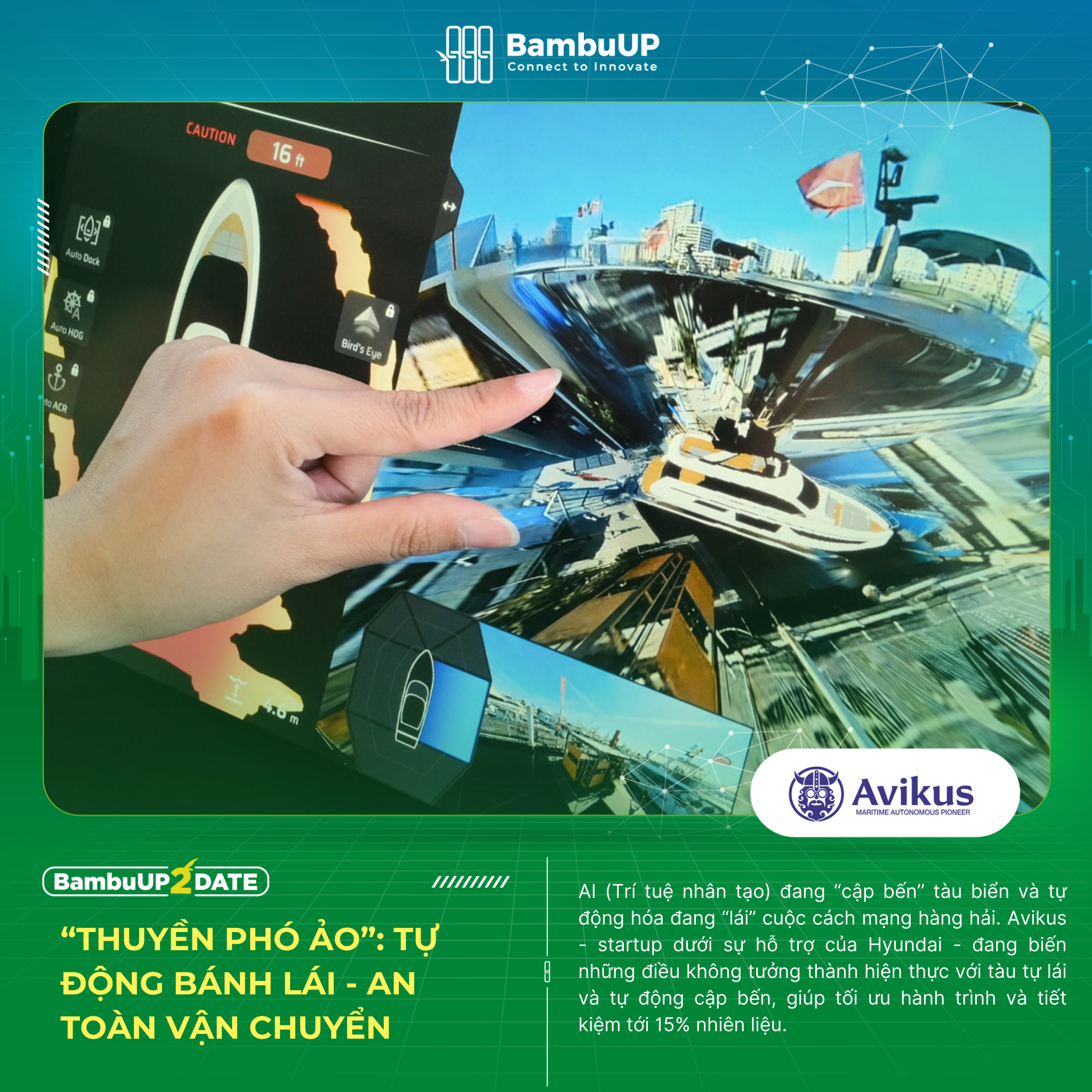  “Thuyền phó ảo”: Tự động bánh lái -  An toàn vận chuyển 