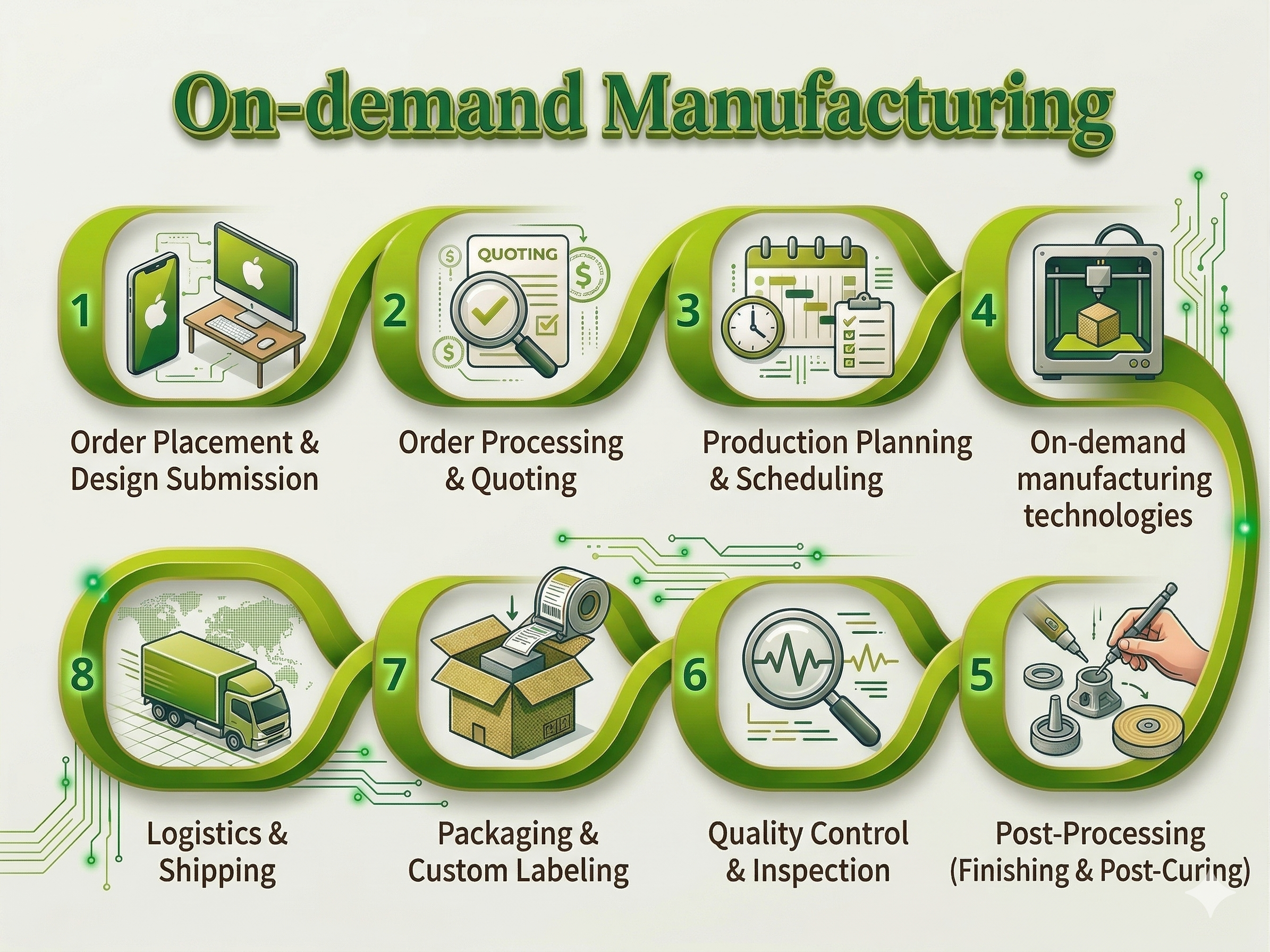 On-demand manufacturing model