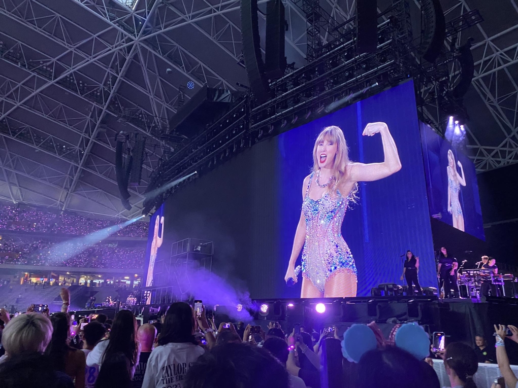 Swifties at the Singapore National Stadium. Photo: Panda Doan