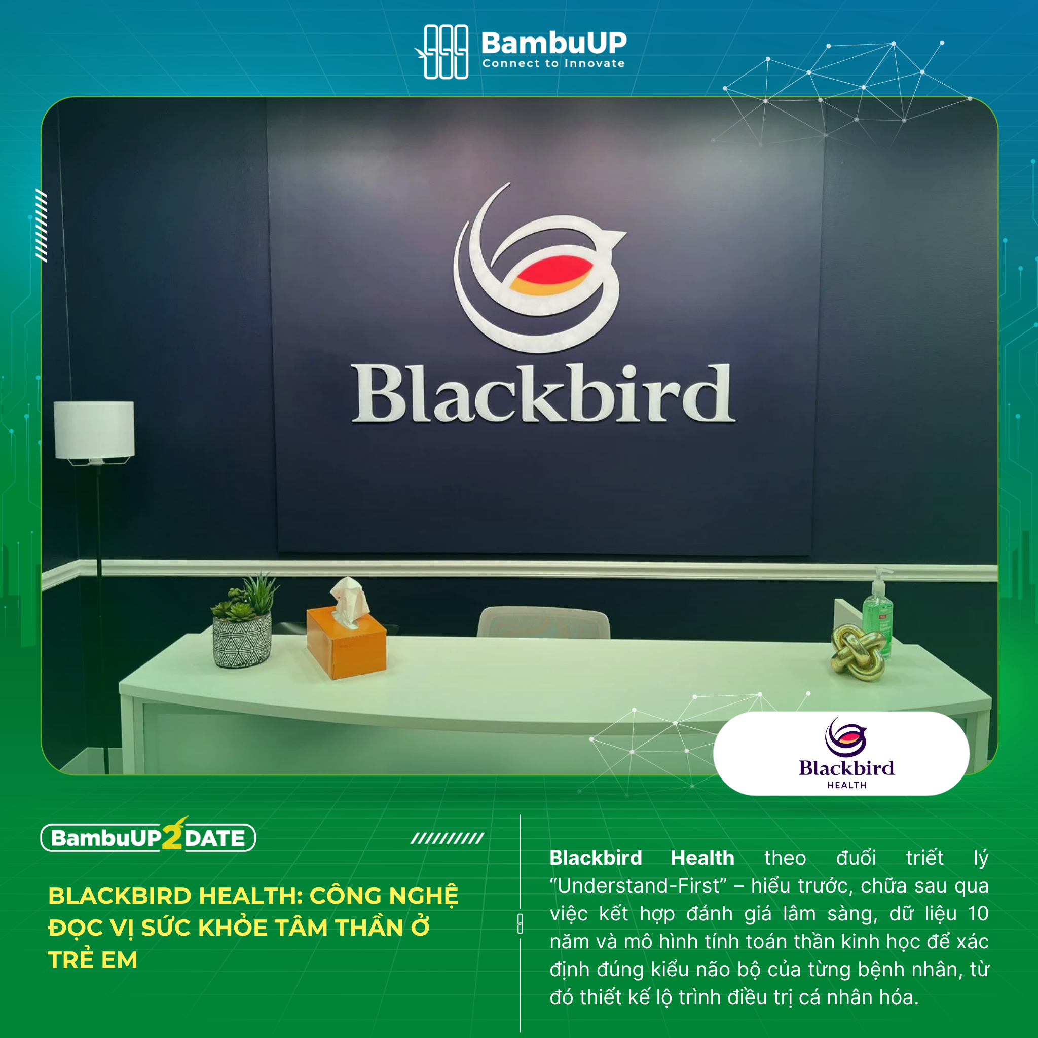 Blackbird Health: Công nghệ đọc vị sức khỏe tâm thần ở trẻ em