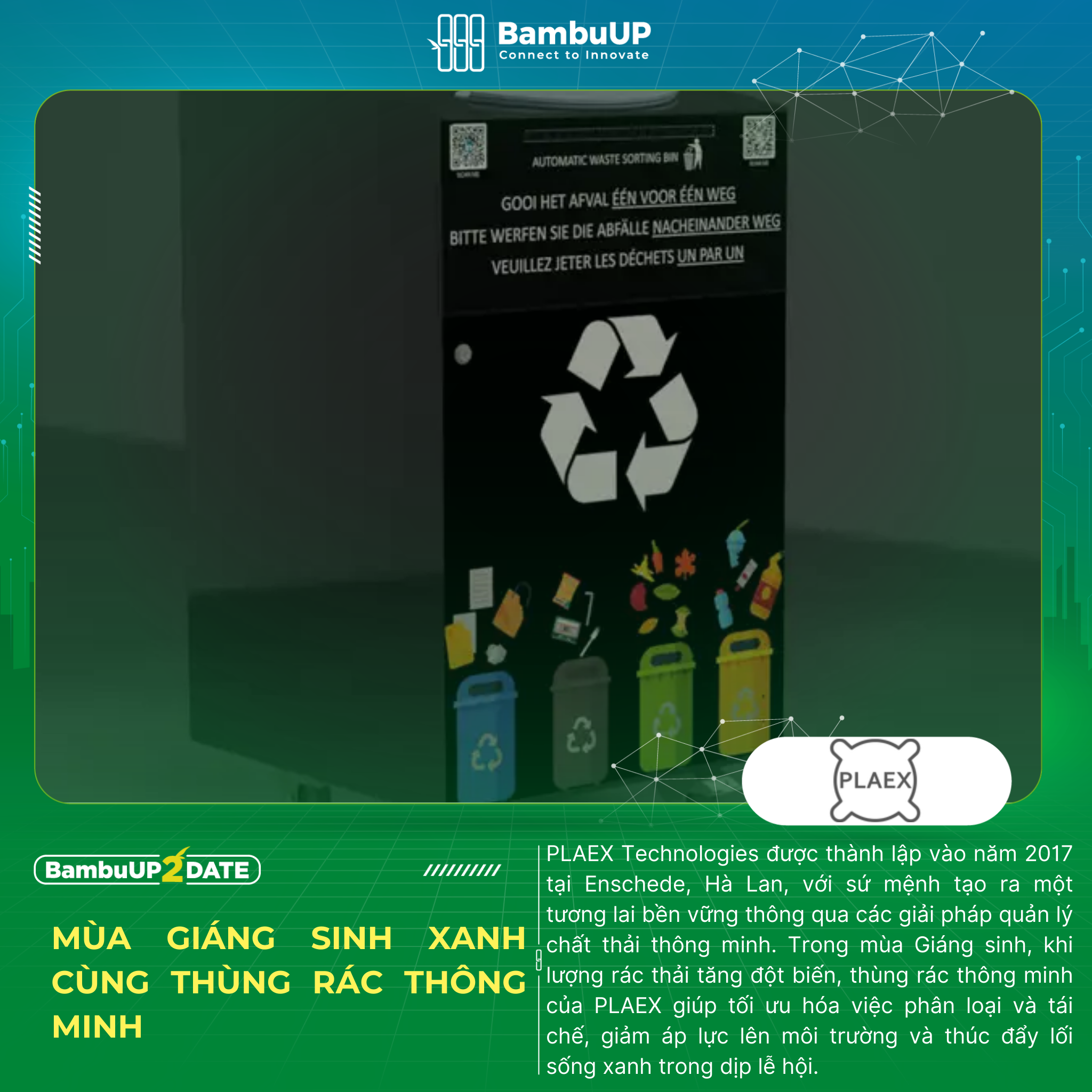 PLAEX Technologies - Giải Pháp Đột Phá Cho Quản Lý Rác Thải Giáng Sinh