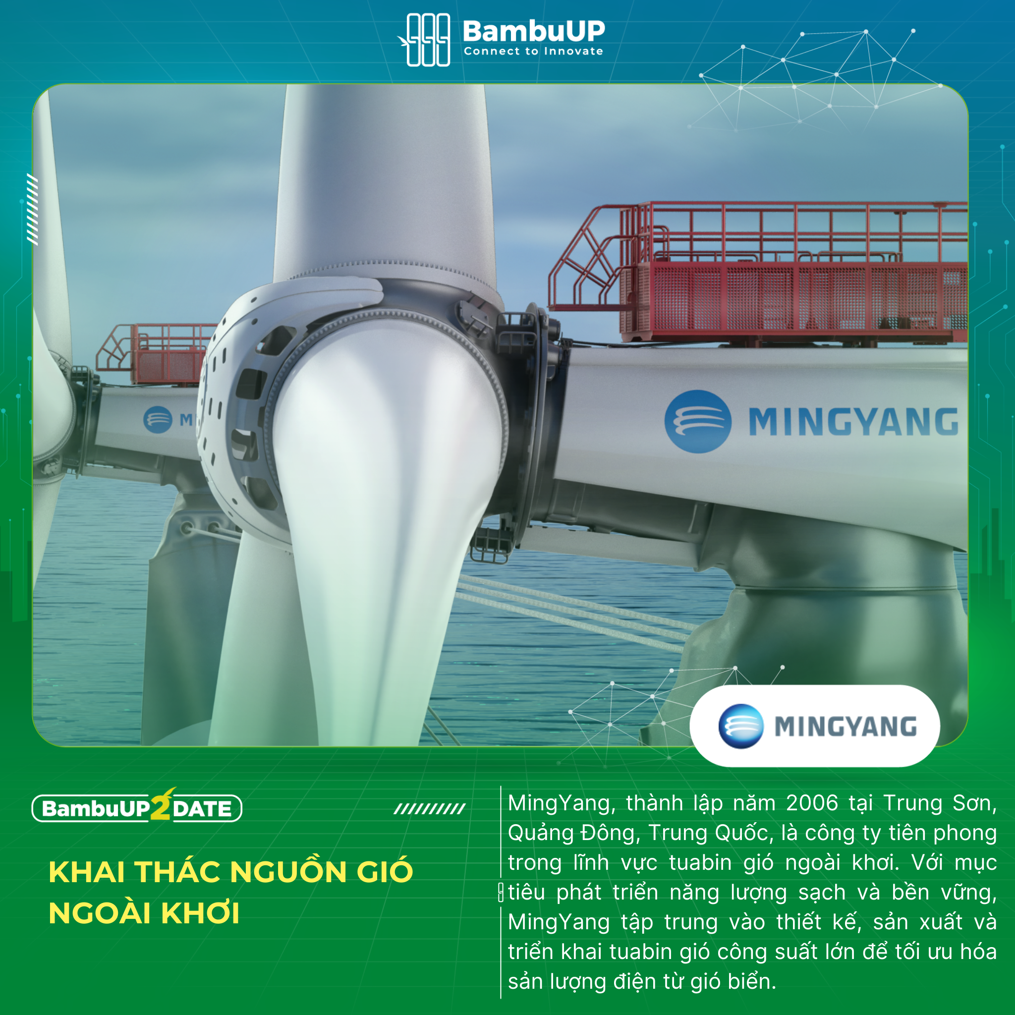 MingYang - Đem tuabin gió ra khơi