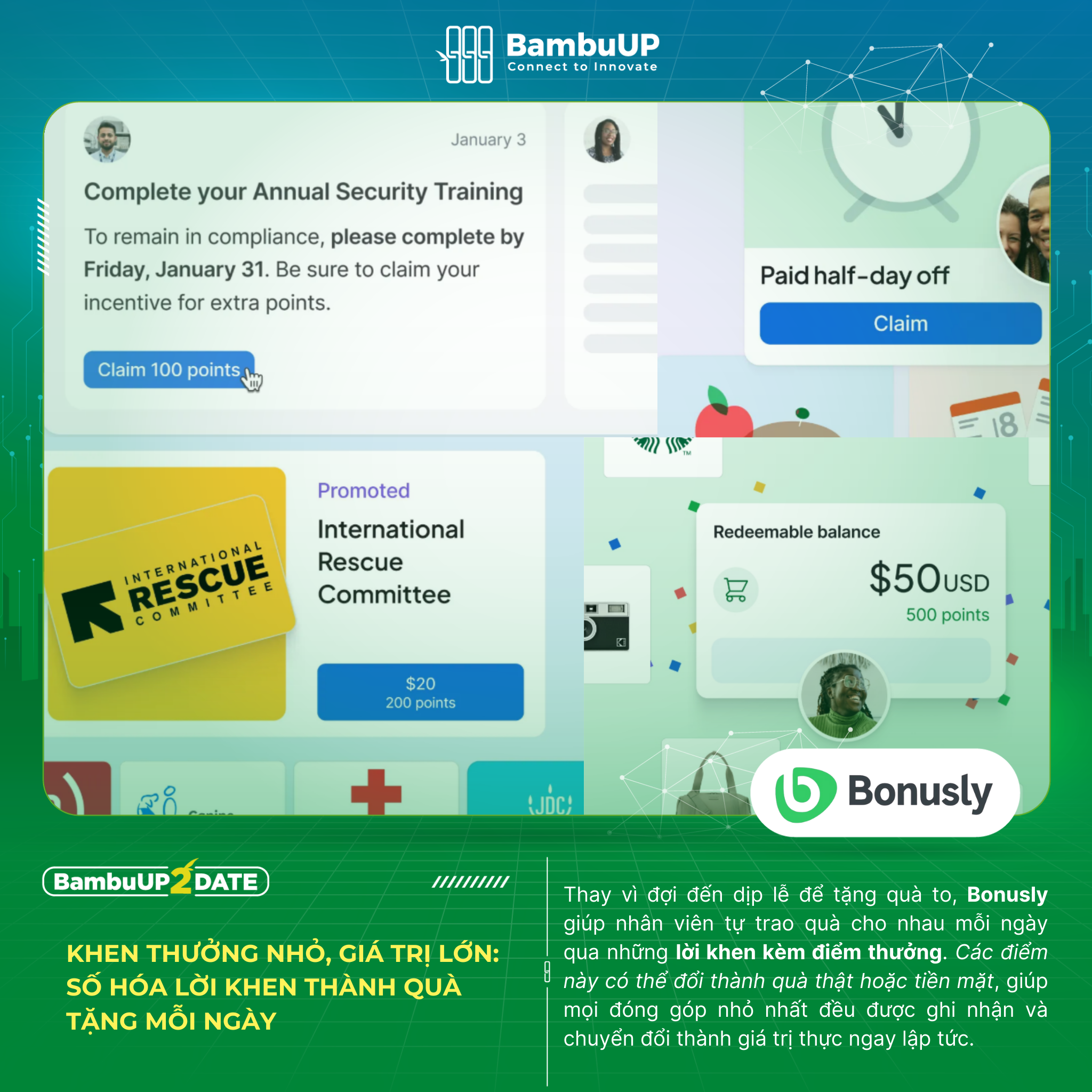 Số hóa lời khen thành phần quà có giá trị thực