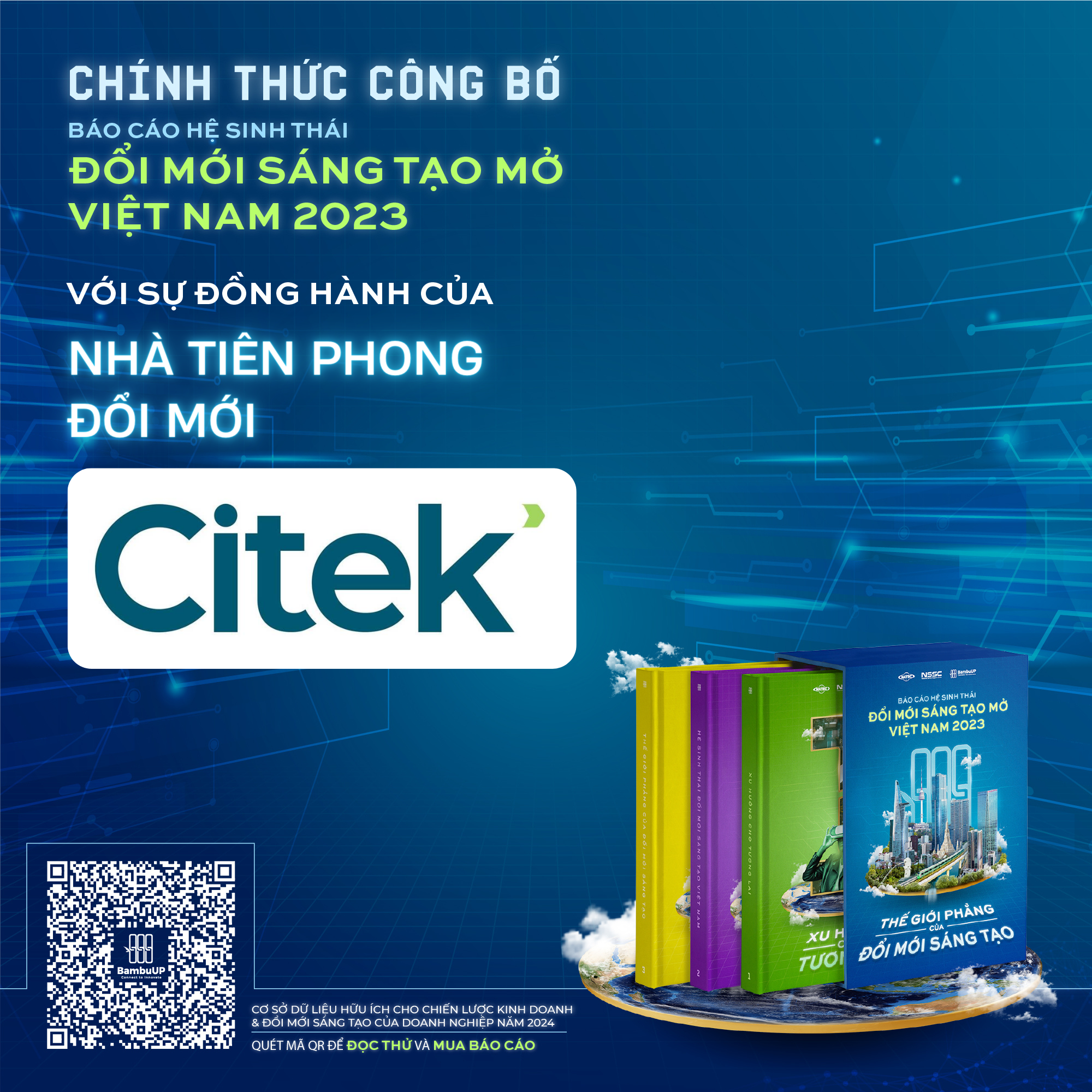 CITEK Technology đi cùng Báo cáo Hệ sinh thái Đổi mới sáng tạo Mở Việt Nam với vai trò: “Nhà tiên phong đổi mới”
