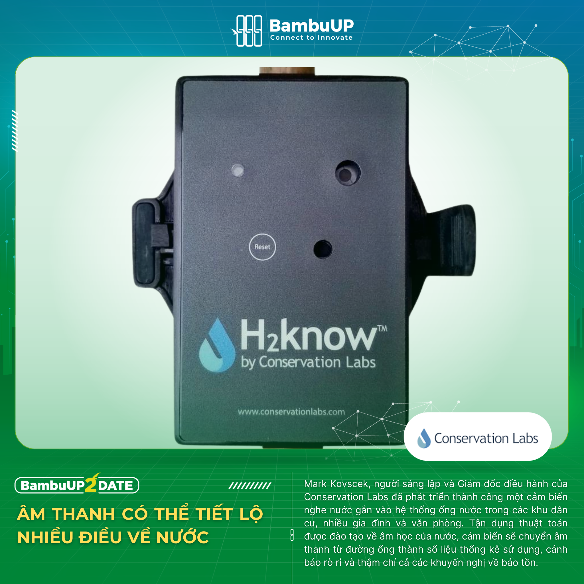 Giải pháp công nghệ của Conservation Labs