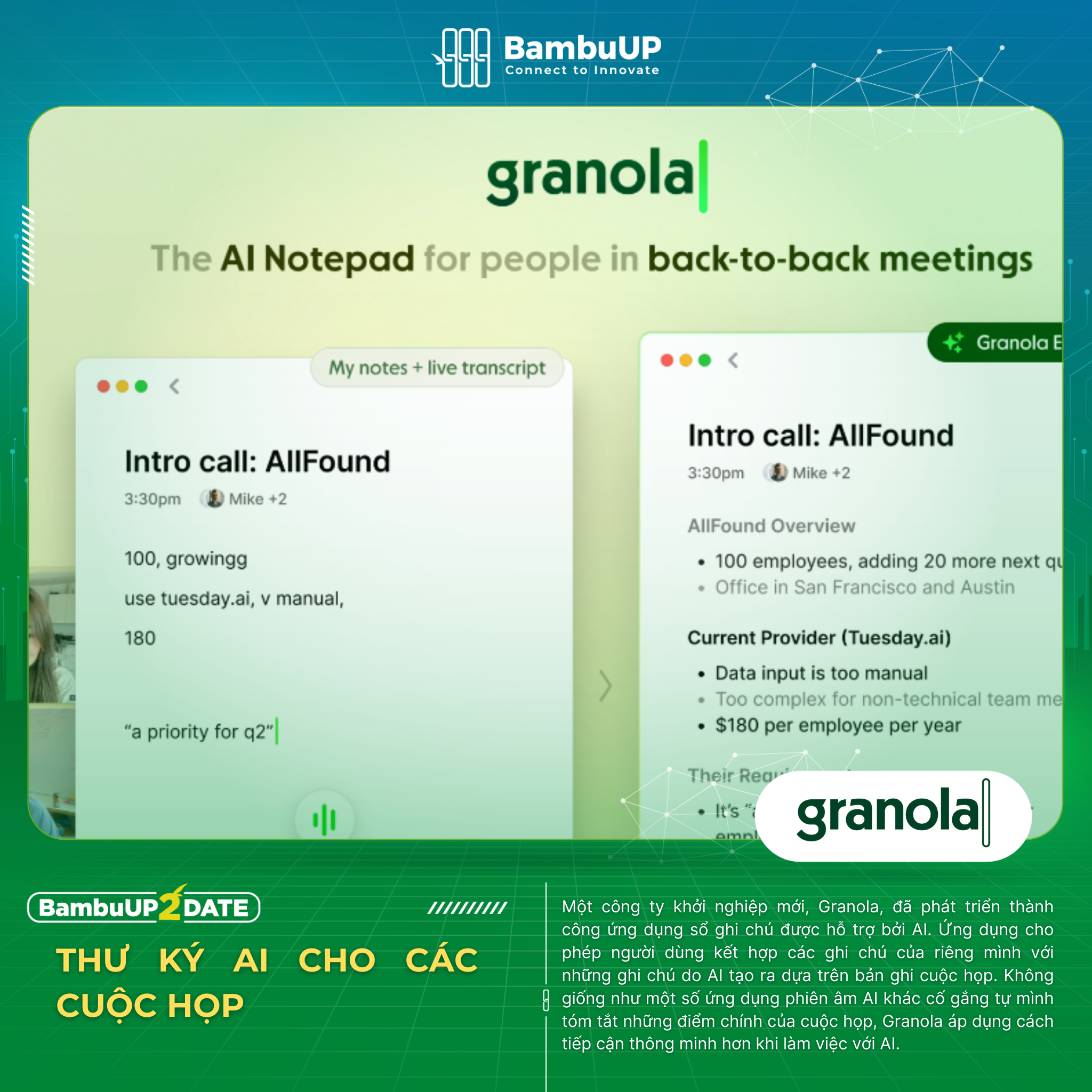 Thư ký AI cho các cuộc họp