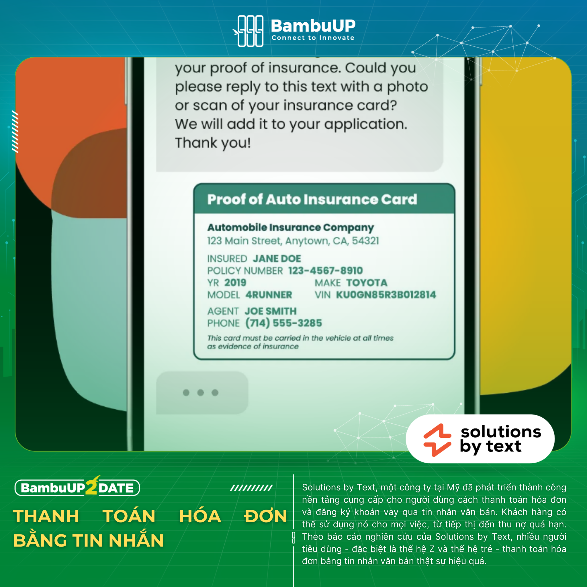 Thanh toán hóa đơn bằng tin nhắn